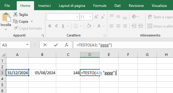 excel formato data