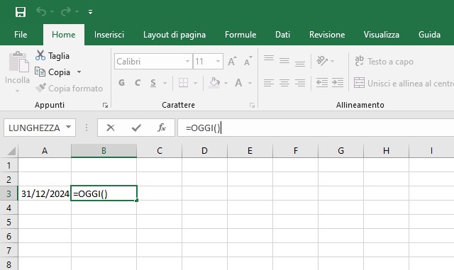 excel data